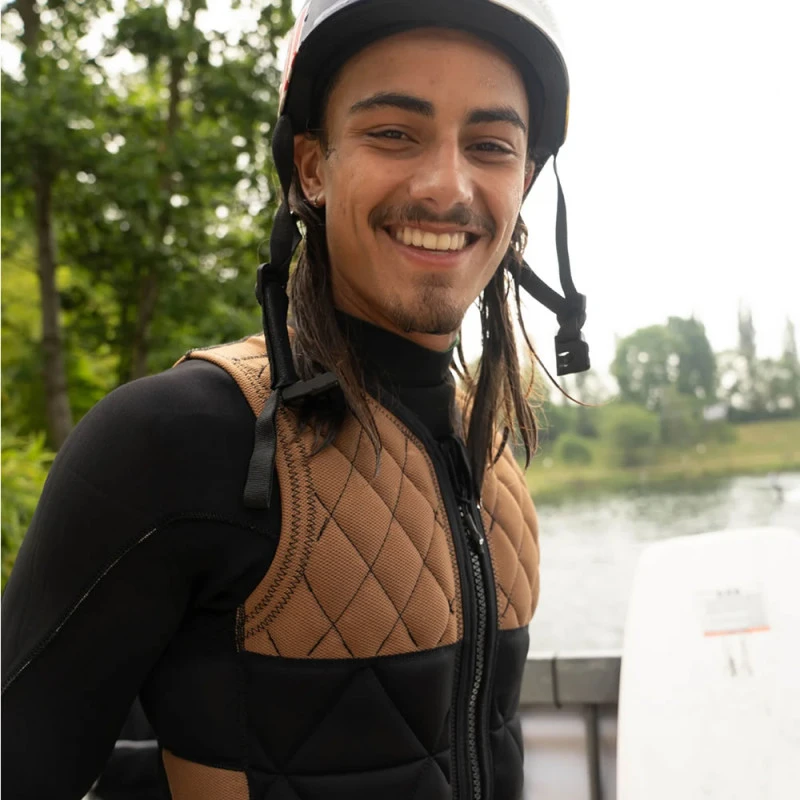 Gilet D'impact Follow Néoprène Doca Mustard 2 Gilet D'impact Follow Néoprène Doca Mustard – Image 2