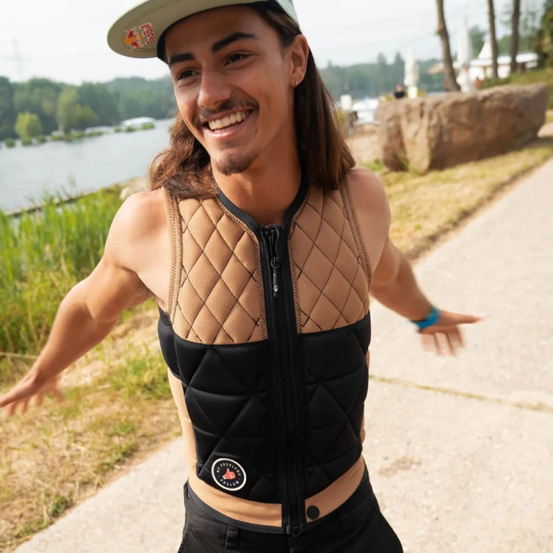 Gilet D'impact Follow Néoprène Doca Mustard 3 Gilet D'impact Follow Néoprène Doca Mustard – Image 3