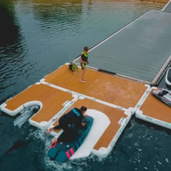 Platforme 4.10 Premium Teck Yachtbeach -Sports Nautiques Magasin platforme 410 premium teck yachtbeach 3