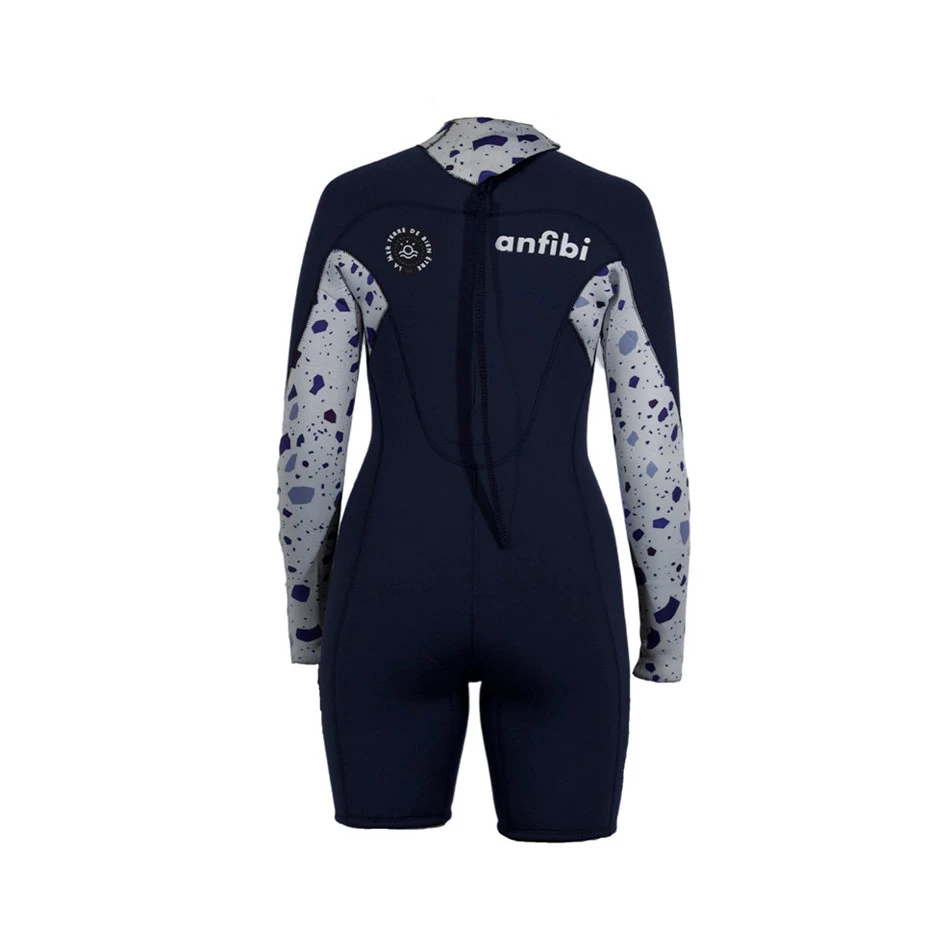 Shorty Longe-Côte Néoprène Femme 4/3 Anfibi 1 Shorty Longe-Côte Néoprène Femme 4/3 Anfibi