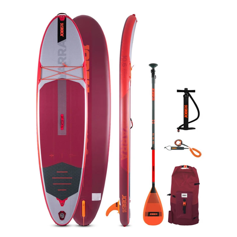 Stand-Up Paddle Gonflable Jobe Yarra Red 10.6" 1 Stand-Up Paddle Gonflable Jobe Yarra Red 10.6"