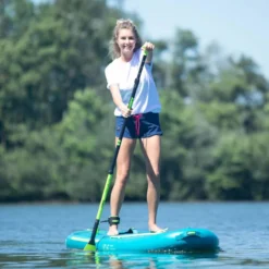 Stand-Up Paddle Gonflable Jobe Yarra Teal 10.6" -Sports Nautiques Magasin stand up paddle gonflable jobe yarra teal 106 3