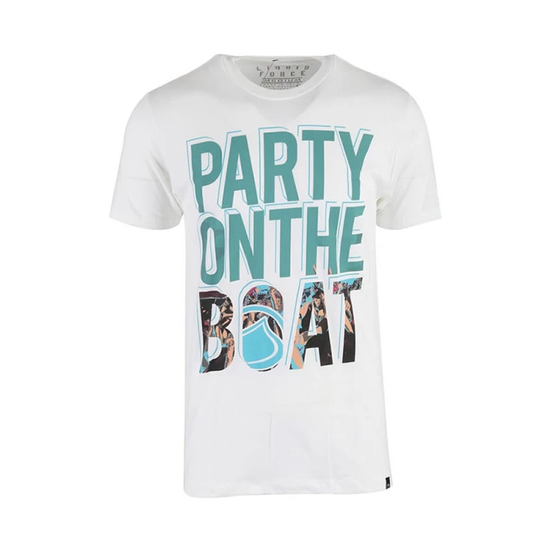 T-shirt Liquid Force Party White 1 T-shirt Liquid Force Party White